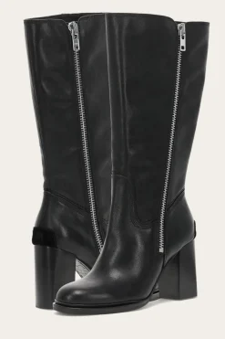 Frye Boots^Alex Heavy Zip Black