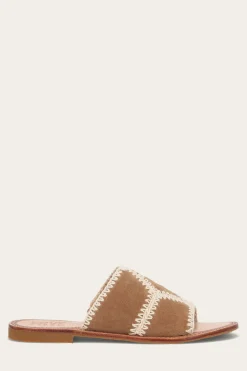Frye Sandals^Ava Crochet Slide