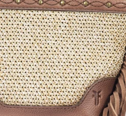 Frye Handbags^Ava Raffia Mini Bucket Cognac