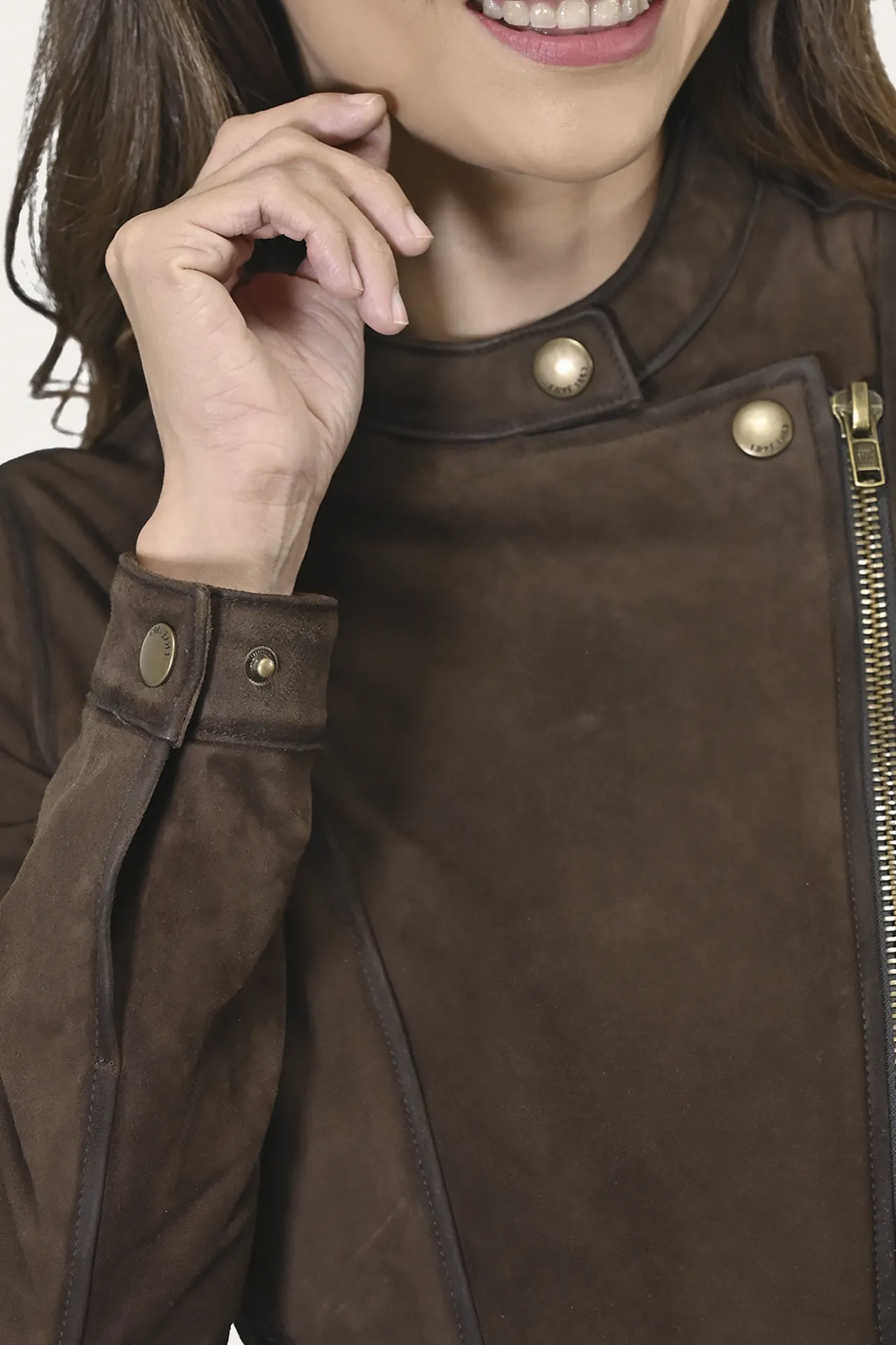 Frye Leather Jackets^Biker-racer Leather Jacket Dark Brown