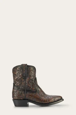 Frye Booties^Billy Short Tooled Black