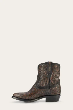 Frye Booties^Billy Short Tooled Black