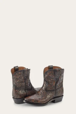 Frye Booties^Billy Short Tooled Black