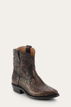 Frye Booties^Billy Short Tooled Black