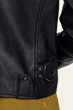 Frye Leather Jackets^Biker Jacket Black