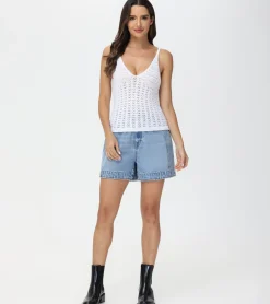 Frye Tops^Crochet V-Neck Tank