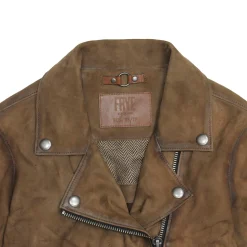 Frye Leather Jackets^Biker Jacket Dark taupe