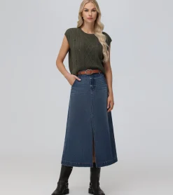 Frye Tops^Distressed Cable Sweater Vest