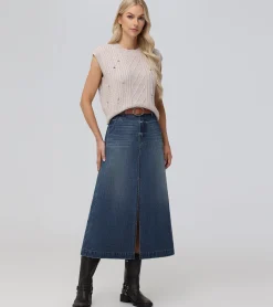 Frye Tops^Distressed Cable Sweater Vest