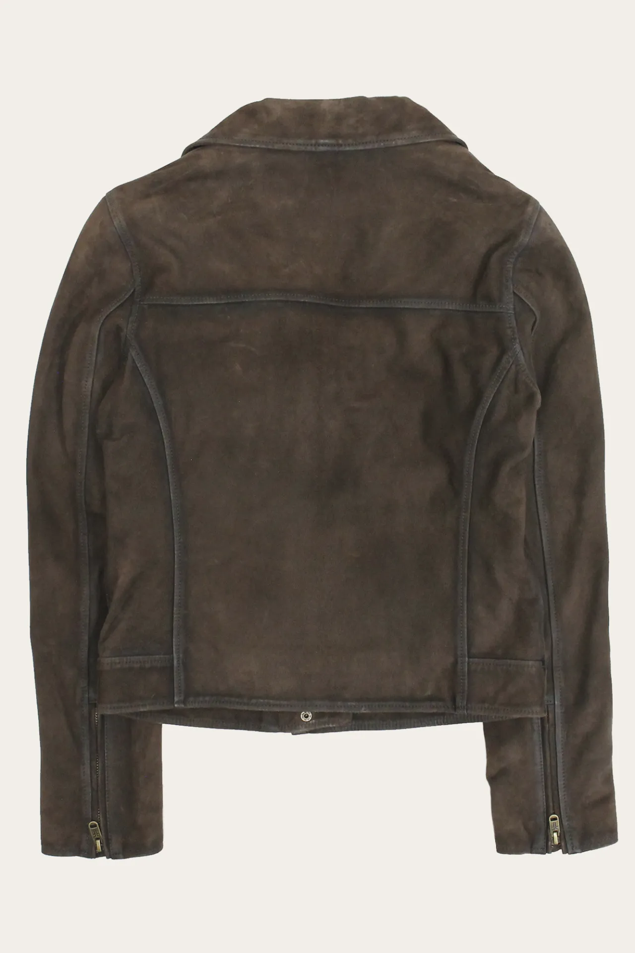 Frye Leather Jackets^Elegant Biker Leather Jacket Dark Brown
