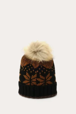 Frye Cold Weather^Fair Isle Beanie With Cuff & Faux Fur Pom