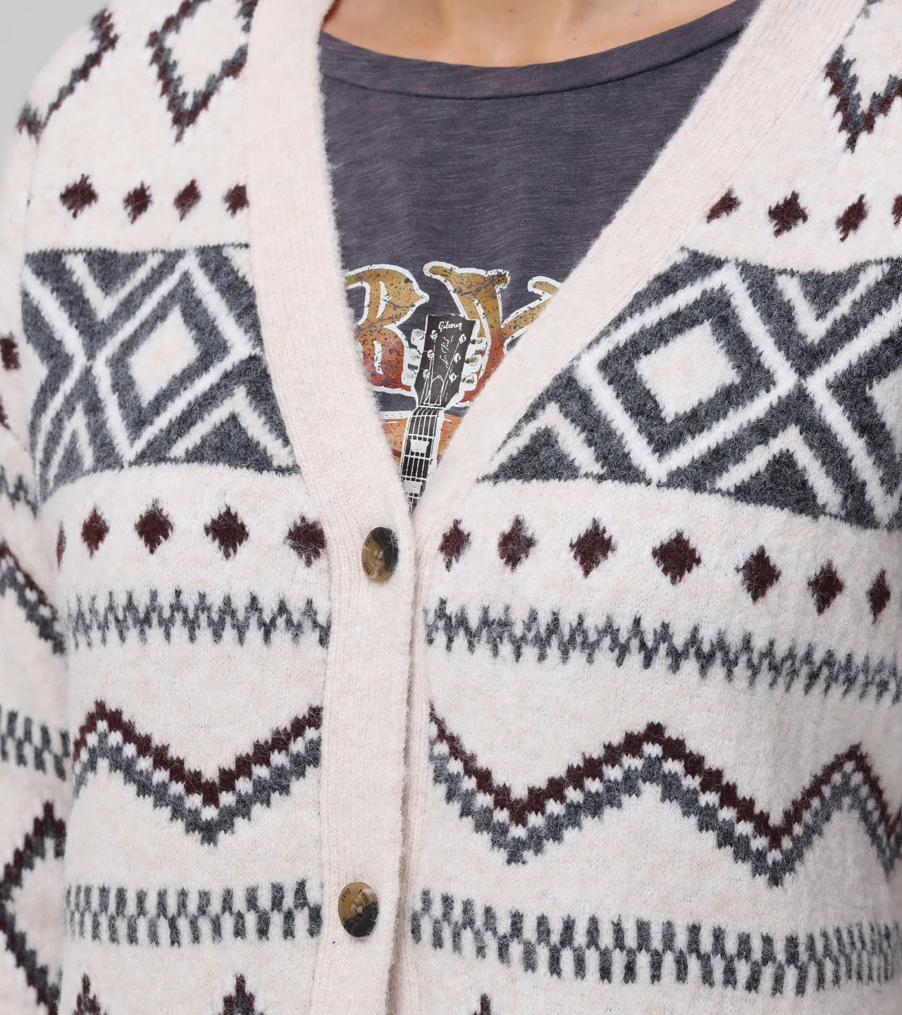 Frye Tops^Fairisle Boyfriend Cardigan