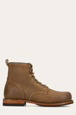 Frye Boots^Hudson Workboot Plain Toe