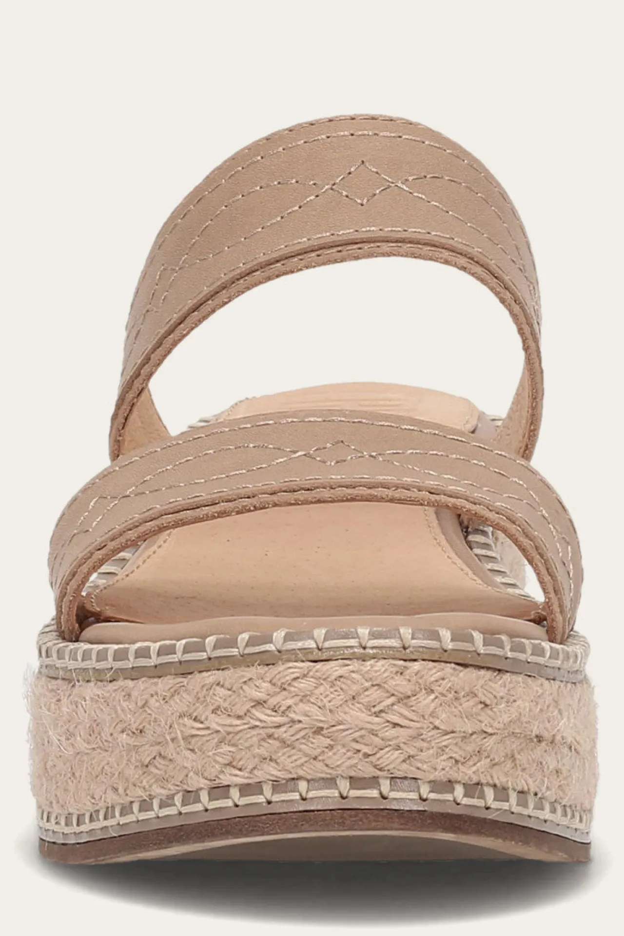 Frye Sandals^Joy Woodstock 2 Band Platform Slide