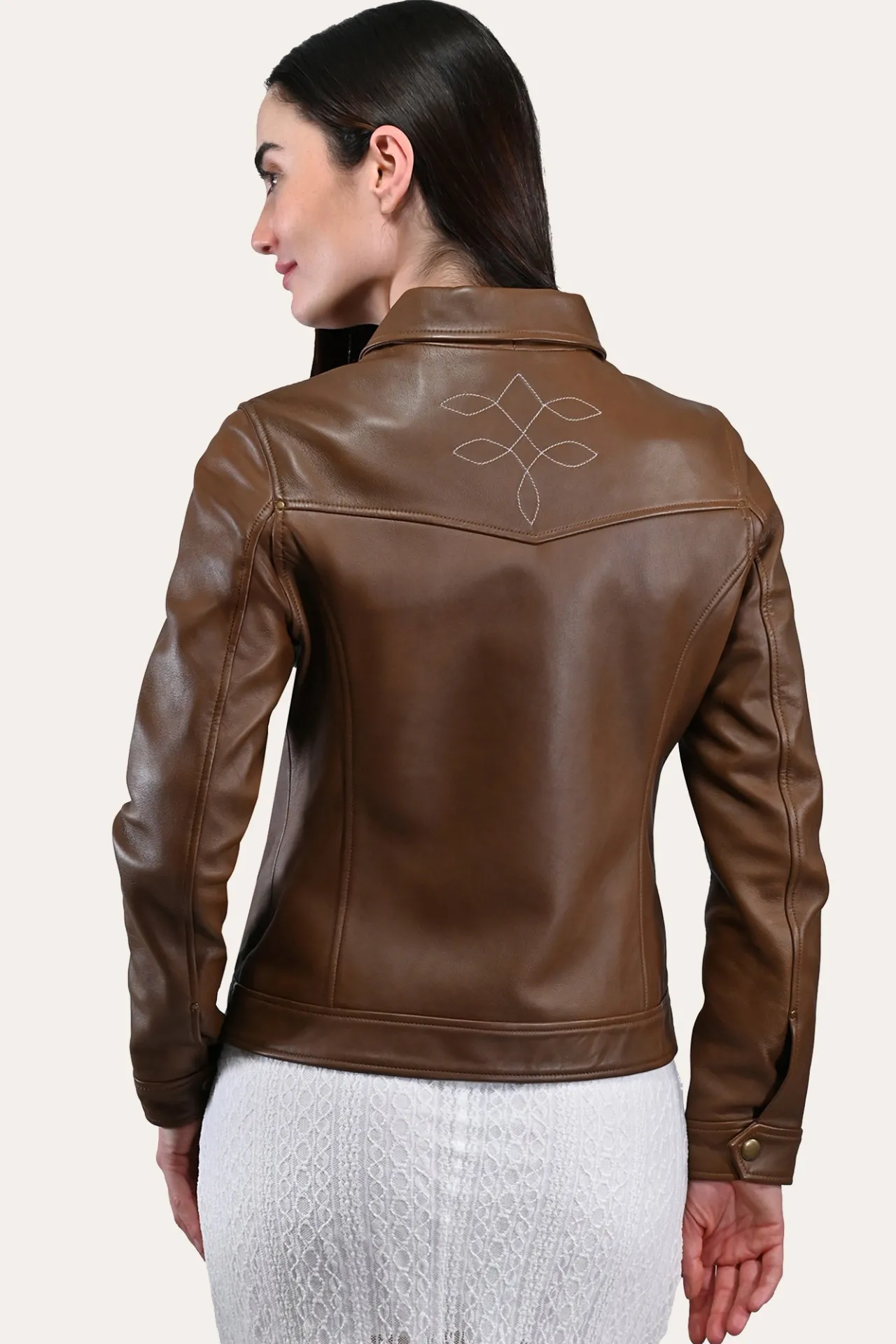 Frye Leather Jackets^Trucker Jacket Medium Brown