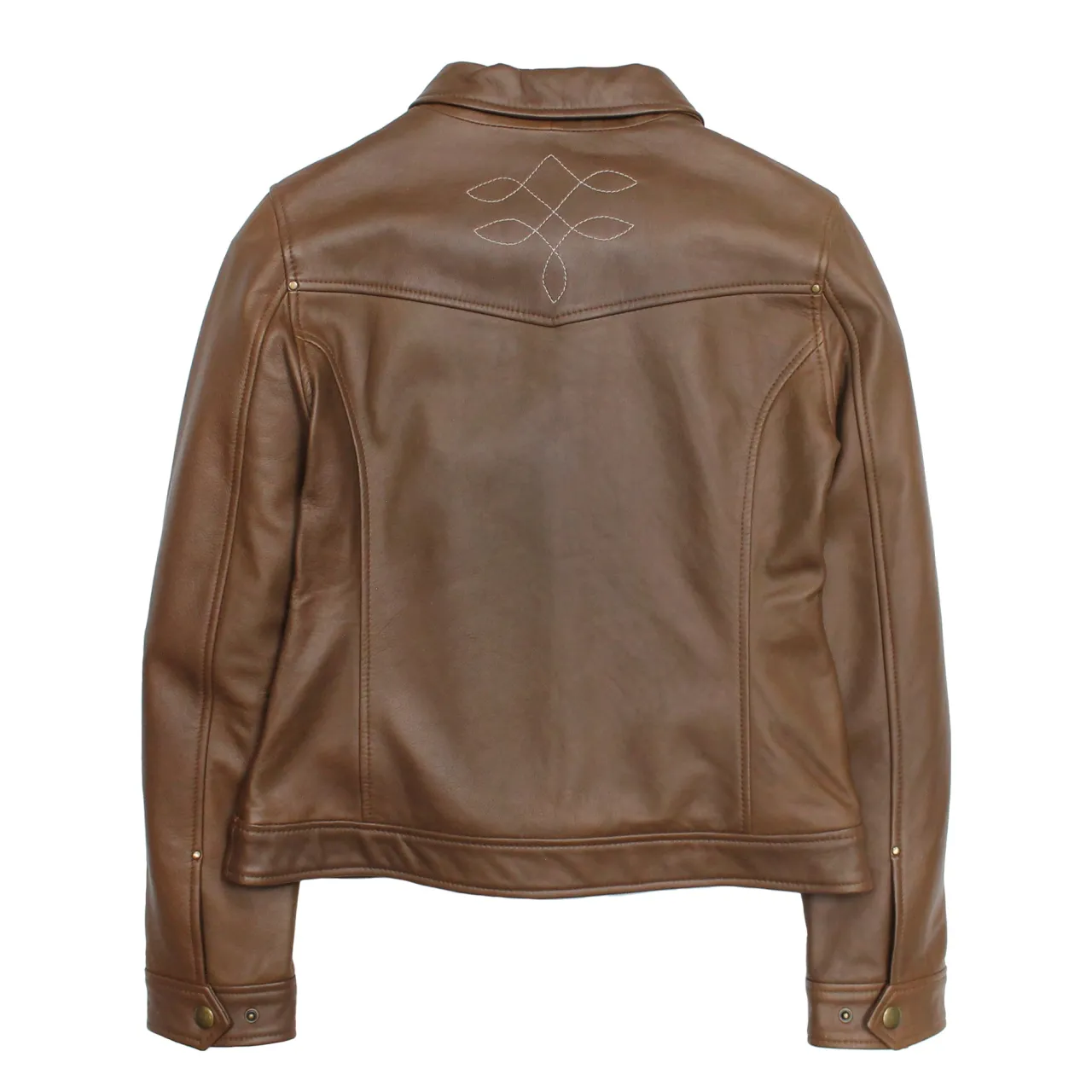 Frye Leather Jackets^Trucker Jacket Medium Brown