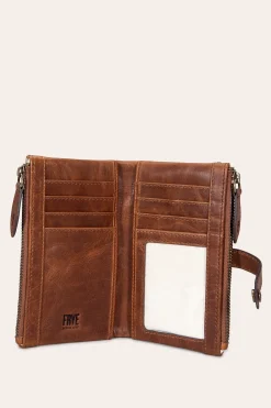 Frye Handbags^Melissa Double Zip Wallet