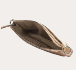 Frye Handbags^Melissa Straw Crossbody Wristlet Beige