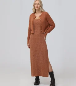 Frye Tops^Mixed Stitch Button Front Cardigan