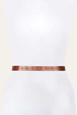 Frye Belts^25MM Beaded Perf Belt