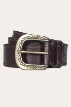 Frye Belts^38mm Belt With Engraved Buckle