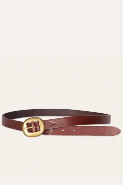 Frye Belts^20MM Center Bar Belt