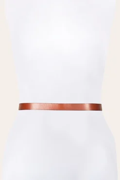 Frye Belts^25MM Logo Western Belt