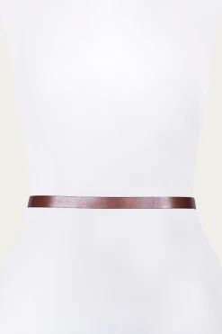 Frye Belts^21mm Logo Western Center Bar Belt