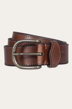 Frye Belts^35mm Stitched Edge Belt With Shaped Keeper