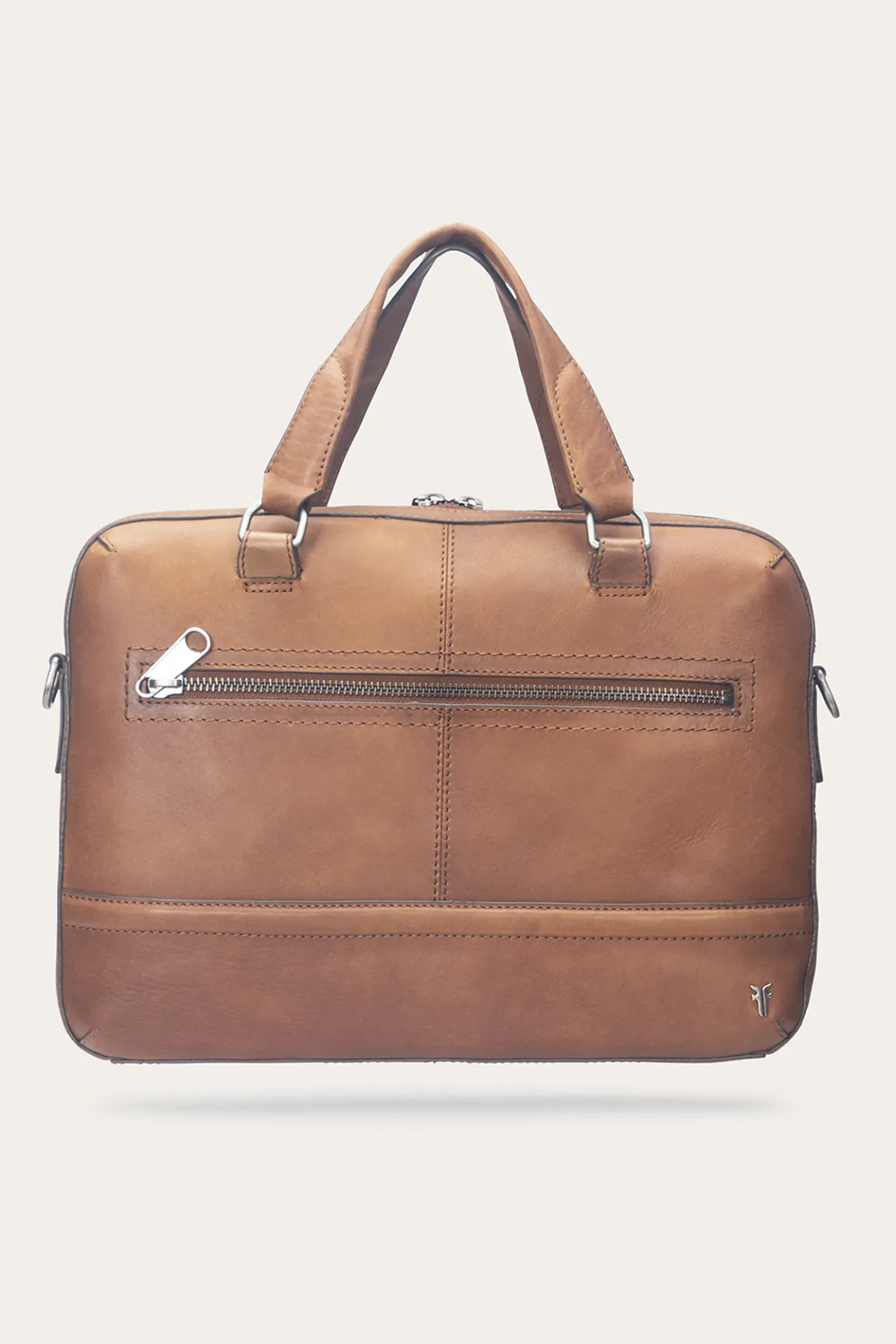 Frye Bags^Nash Briefcase Cognac