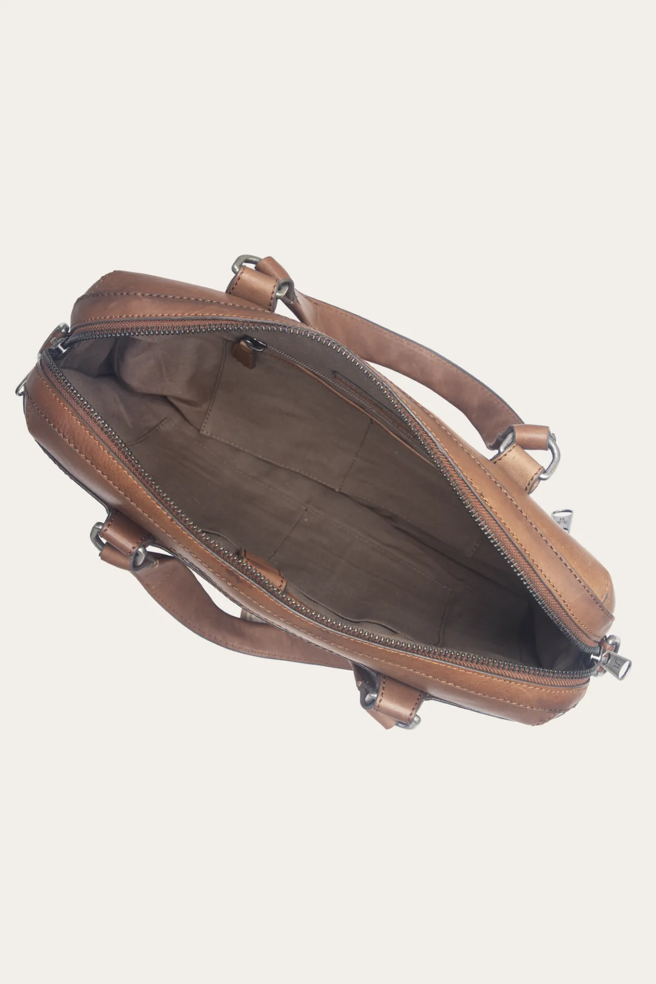 Frye Bags^Nash Briefcase Cognac