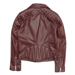 Frye Leather Jackets^Oxblood Biker Jacket