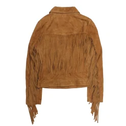 Frye Leather Jackets^Oxblood Fringed Jacket