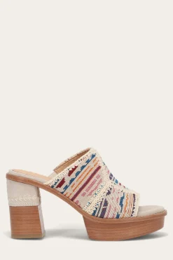 Frye Sandals^Pipa Crochet Platform Sandal