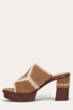Frye Sandals^Pipa Crochet Platform Sandal