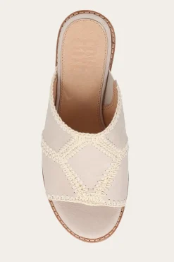 Frye Sandals^Pipa Crochet Platform Sandal