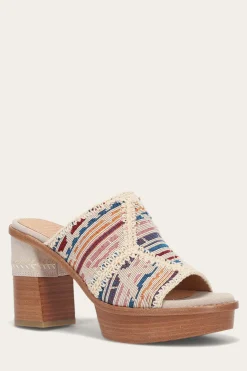 Frye Sandals^Pipa Crochet Platform Sandal