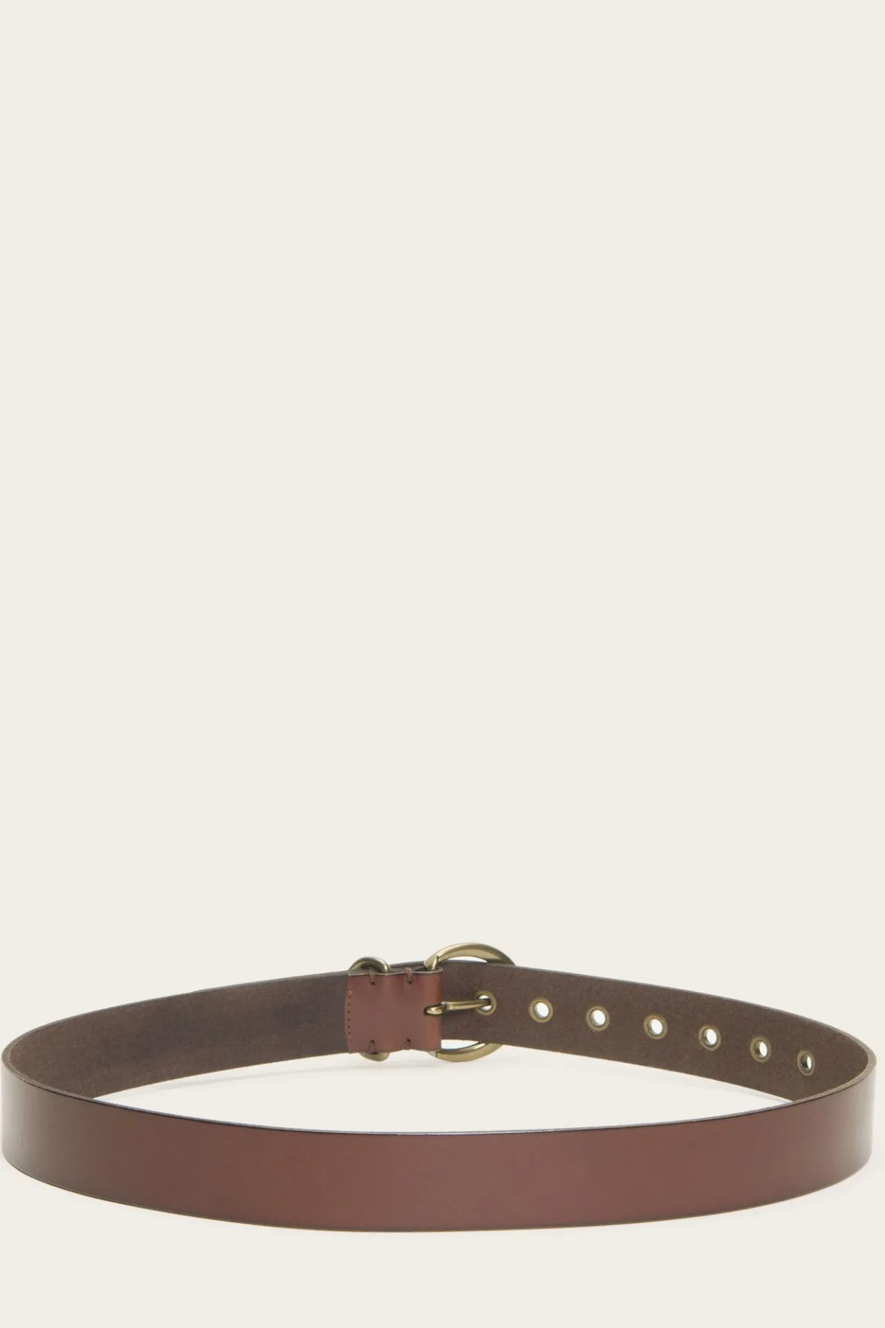 Frye Belts^Ring Keeper Grommet Belt Brown