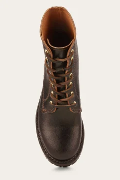 Frye Booties^Sabrina 6G Lace Up - 160Th Brown