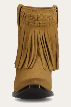 Frye Booties^Sacha Short Fringe Bootie