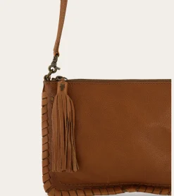 Frye Handbags^Sloan Whipstitch Wristlet Pouch COGNAC