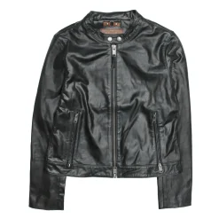 Frye Leather Jackets^Tobacco Cafe Racer Jacket