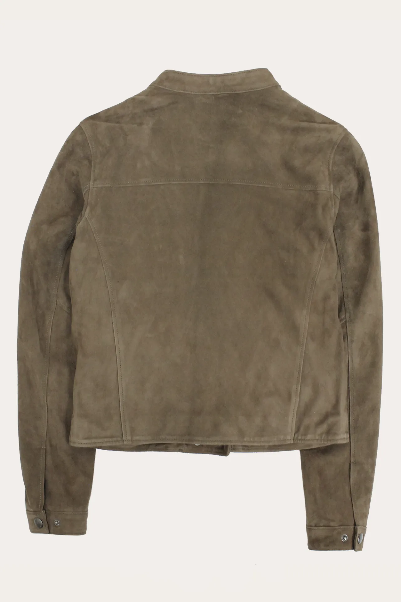 Frye Leather Jackets^Versatile Biker-racer Leather Jacket Taupe